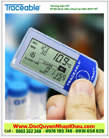 Nhiệt kế Văn Phòng Traceable 6540, Nhiệt kế -35 đến 50°C, 6540 Traceable@ Logger-Trac Datalogging Thermometer